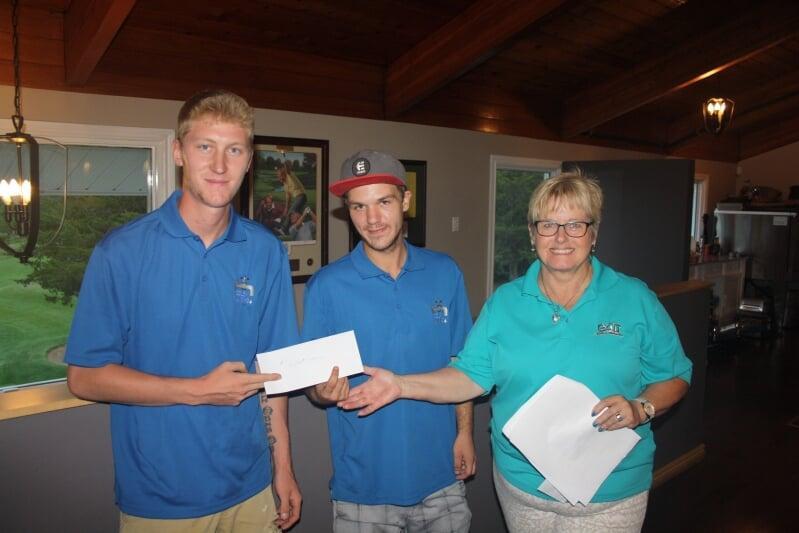 Heather Plane presented prizes to